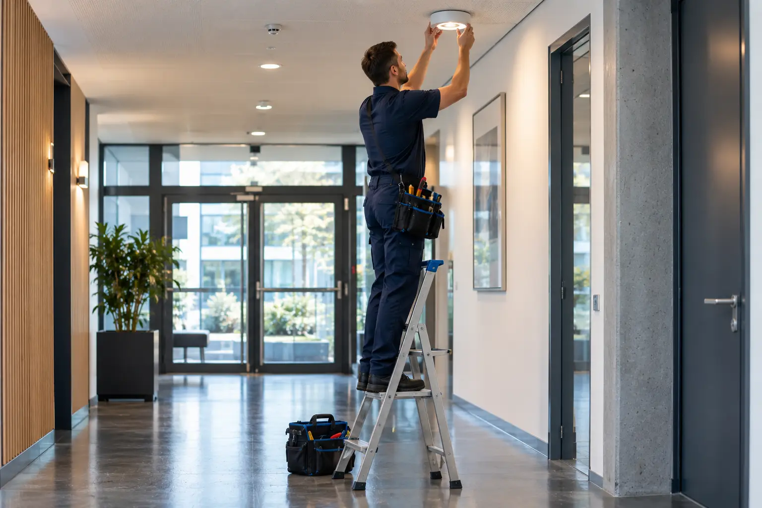 Hausmeisterservice bei Wartungsarbeiten